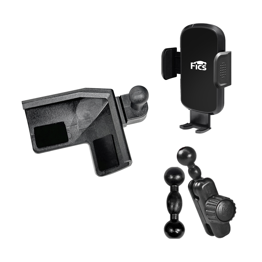 픽스 쏘렌토 MQ4 24년 페이스리프트 이후 차량용 핸드폰 거치대 세트, 블랙, 1세트 34,500원