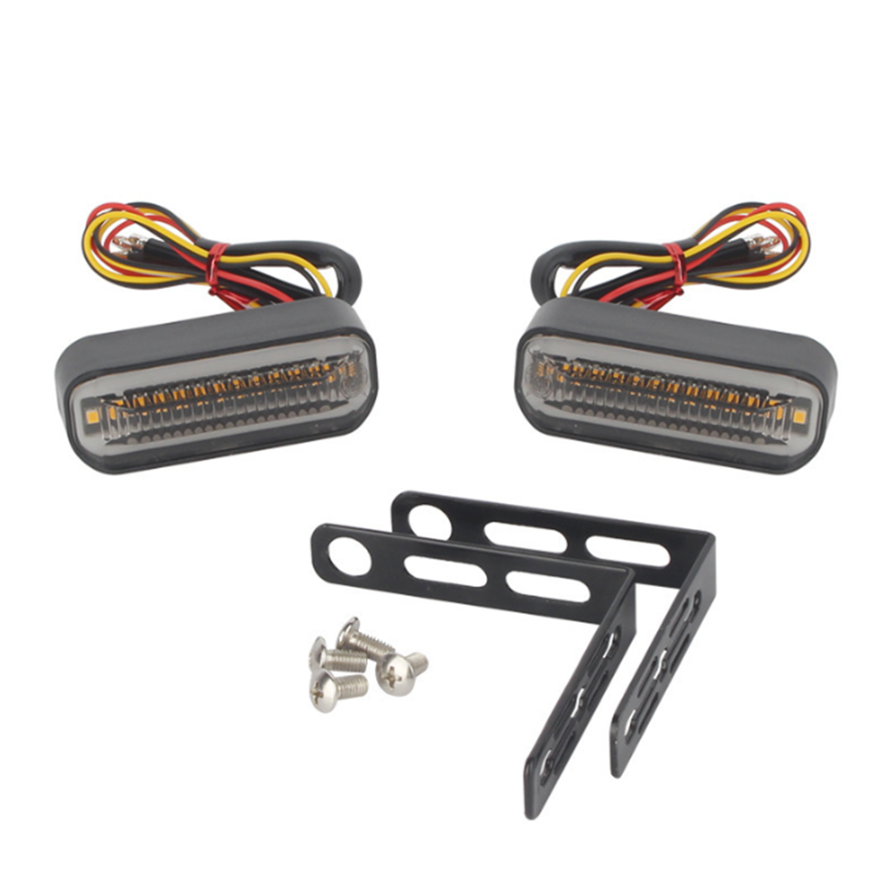 셀렉트템 오토바이 LED 방향지시등 윙카 깜빡이 무빙 시그널램프, 2개, 레드 13,000원