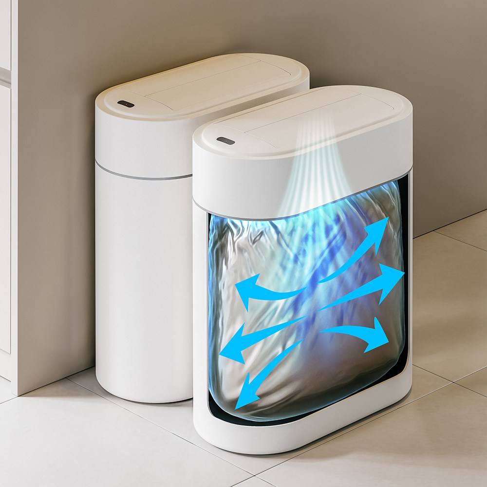 에어빈PRO 자동 봉투 정리 손댈필요없는 스마트 자동 센서 휴지통, 화이트 42,900원
