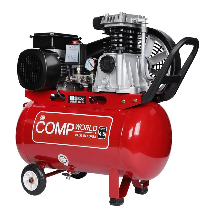 콤프월드 소형콤프레샤 4.5마력 40리터 최신사양 저전압 콤푸레샤, 1개 542,800원