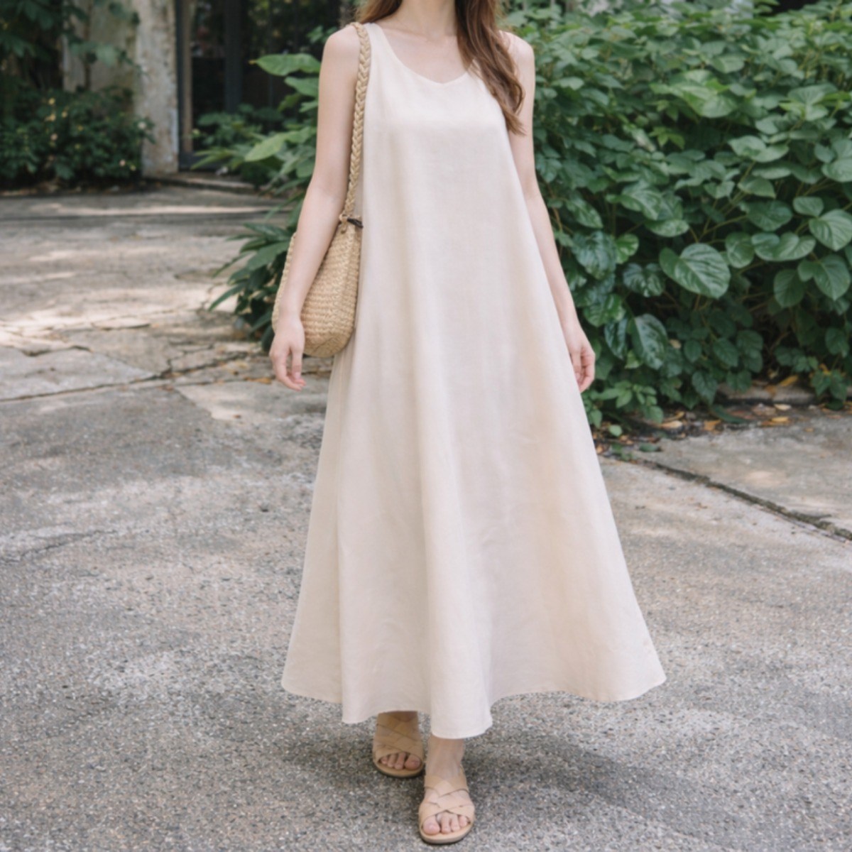 에어리 핏 백트임 나시 롱 원피스 SWC-1006352 31,190원