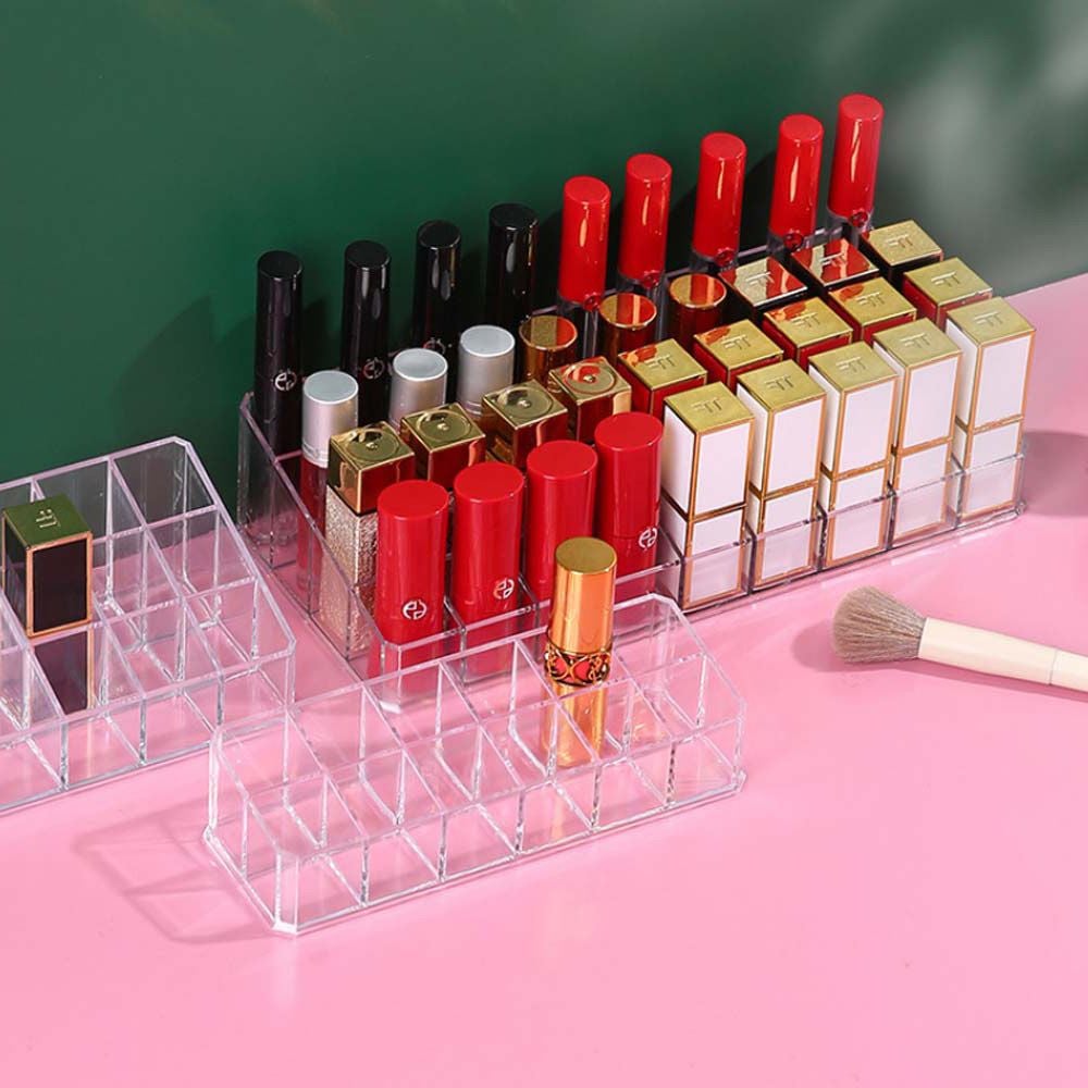 풀투명 화장품 샘플 정리 틴트 보관함 36구 화장대 꾸미기 네일 진열대 매니큐어 립스틱 정리함 수납함 5,600원
