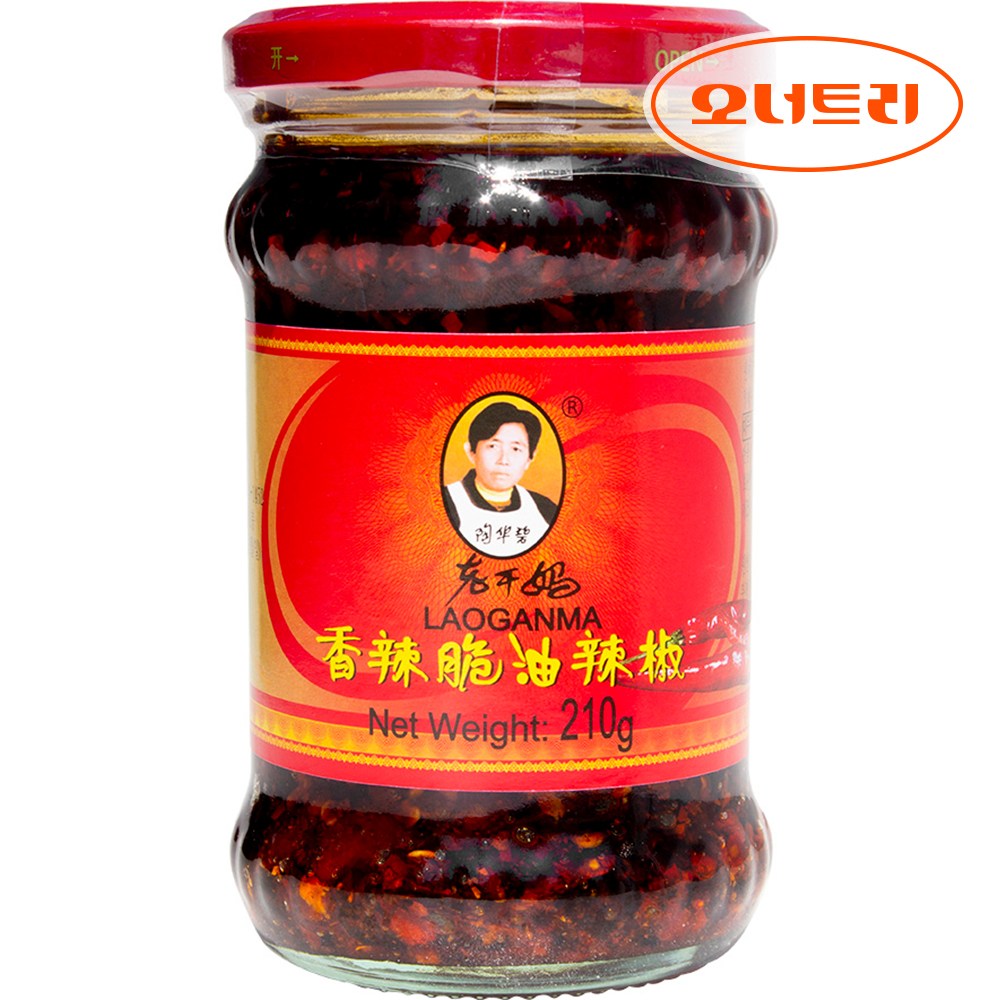오너트리 라오간마 라조장 고추 210g 중국 식품 마라 소스 노깐마 고추기름, 210g, 1개 2,750원