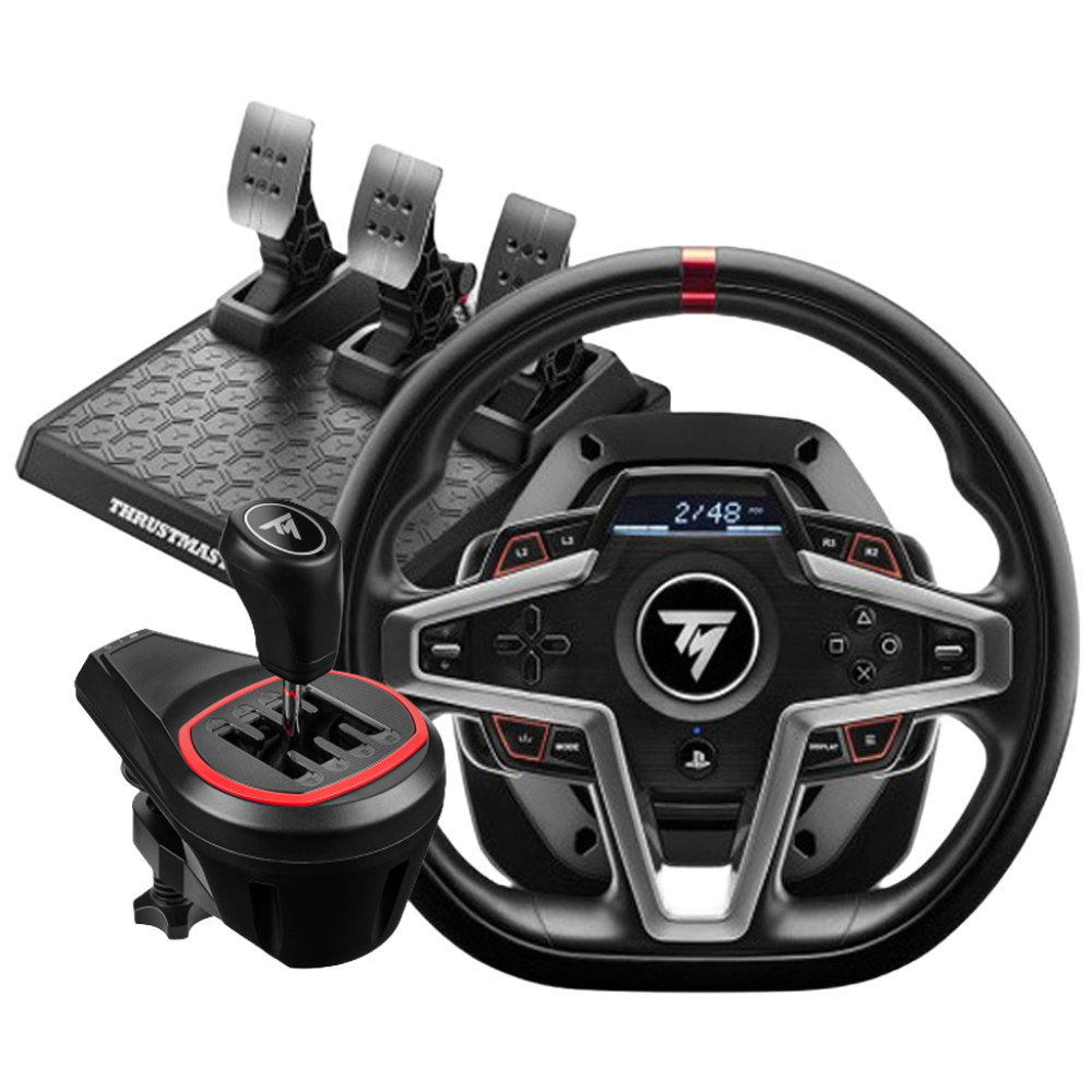 트러스트마스터 T248 레이싱휠 , 3페달포함 + TH8S 쉬프터 패키지, 1개 458,000원