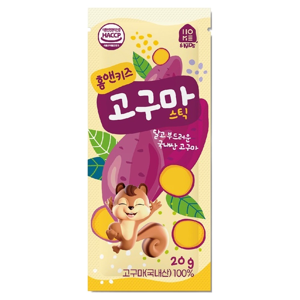 홈앤키즈 고구마스틱, 고구마맛, 20g, 1개 5,490원