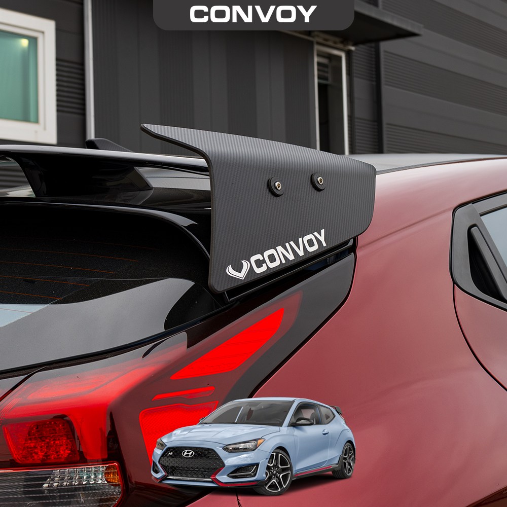 콘보이 벨로스터N 스포일러 사이드윙 튜닝용품, 디자인1-6D카본랩핑, 벨로스터N 65,000원