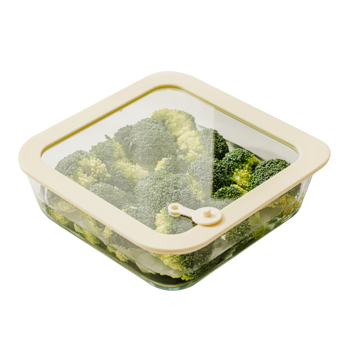 닥터하우스 글림 내열유리 밀폐용기 오븐 사용가능 정사각, 1개, 1700ml 14,700원