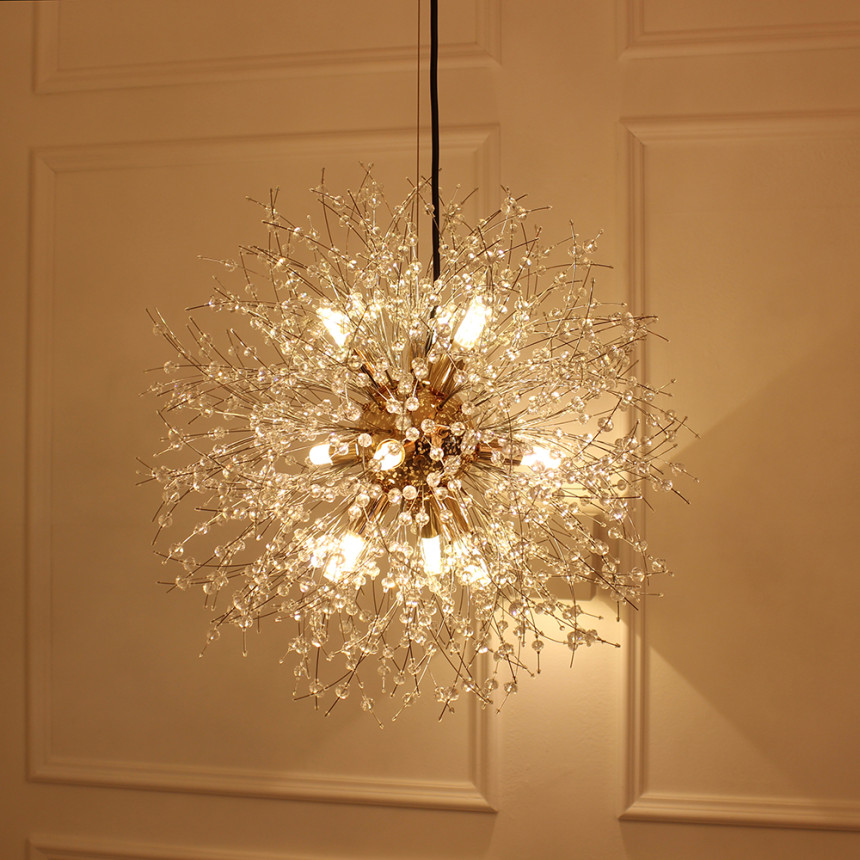 포유 LED 비즈 원형 엘사 크리스 9등 눈꽃 식탁등 주방등 인테리어등 75,900원