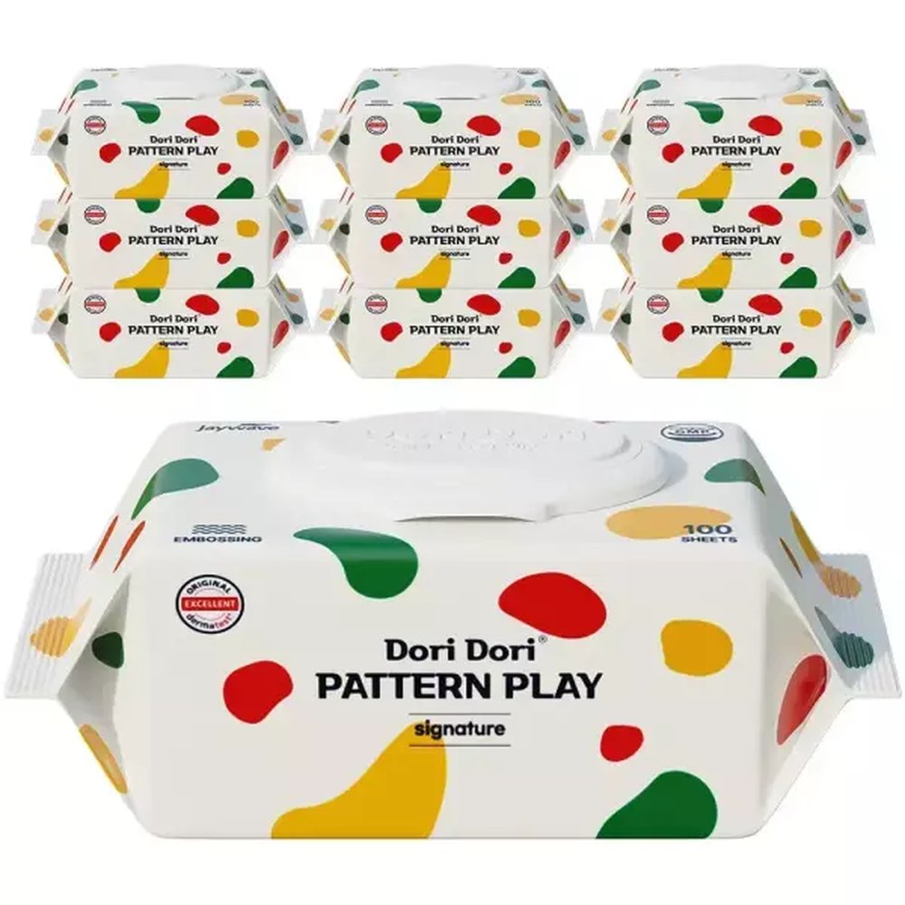 도리도리 패턴플레이 시그니처 물티슈 캡형 100매 10개 18,350원