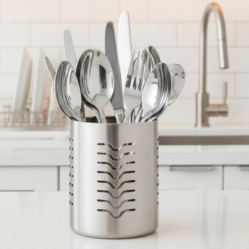 부올라 주방 물빠짐 수저통 스텐 다용도 꽂이 17,500원