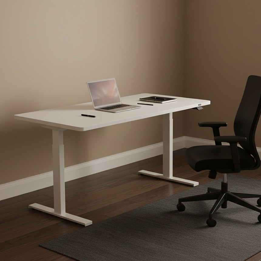 에렉투스 슈퍼매트 리낙 듀얼 높이조절 모션데스크 화이트 1400x700 프리미엄 1,290,000원