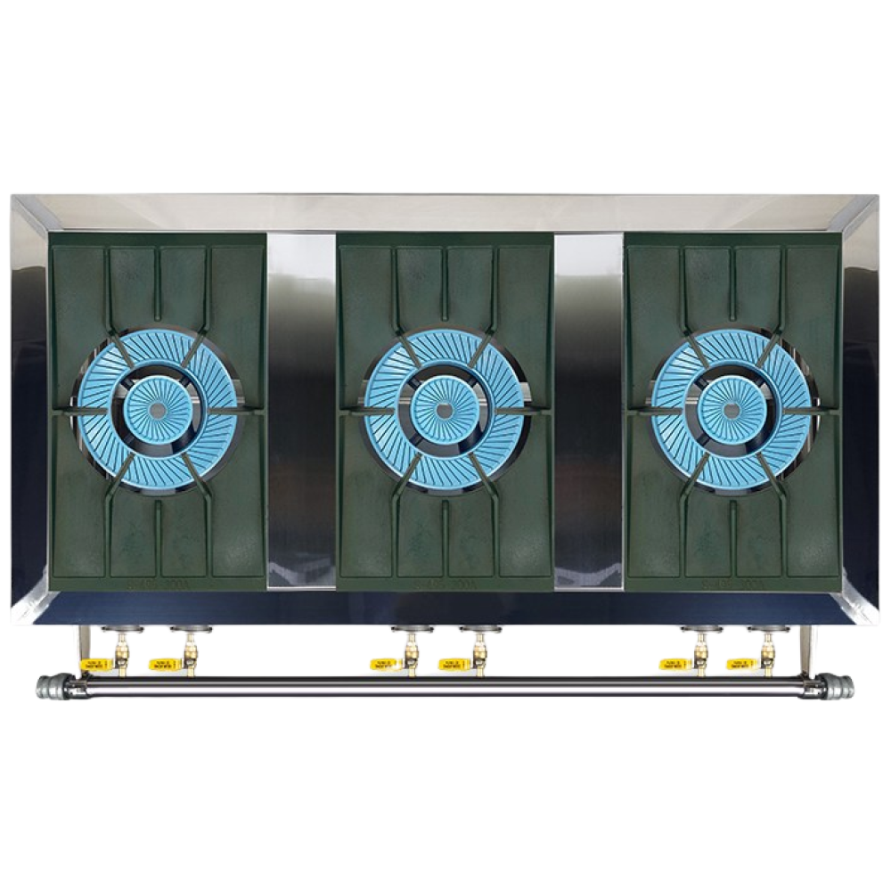 오즈테크 업소용 가스렌지 일반상판 1200렌지 23화구 2.5세대 세라믹 간택기 간데기, LNG, 높은/0.8t 950,400원