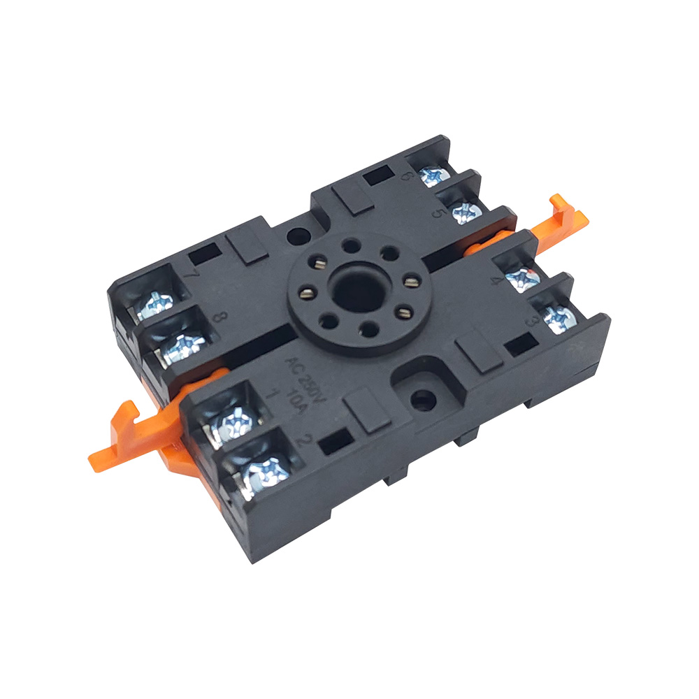 성은 8핀 원형 소켓 타이머 릴레이 온도계 딘레일 찬넬용 베이스 SEMT 8pin, 1개 1,440원