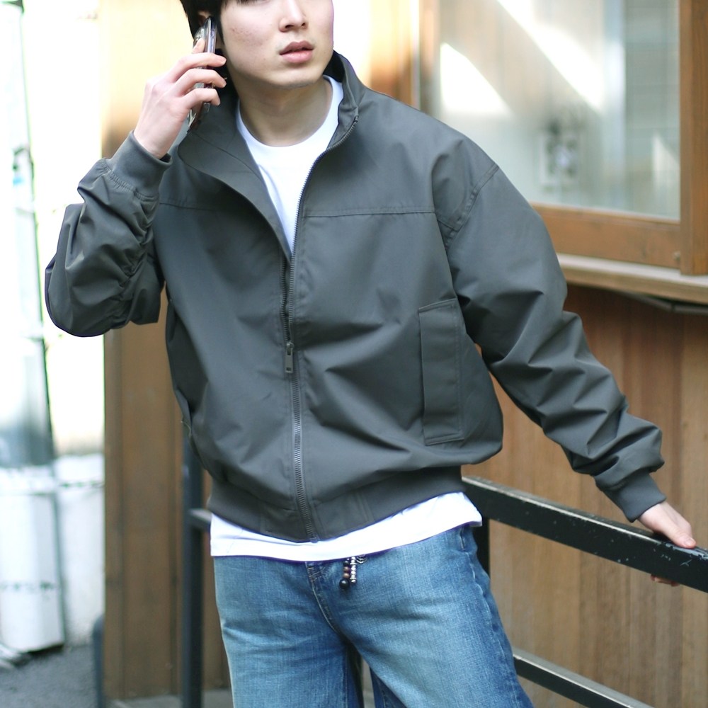 남자 오버핏 바람막이 항공점퍼 간절기 블루종 38,700원