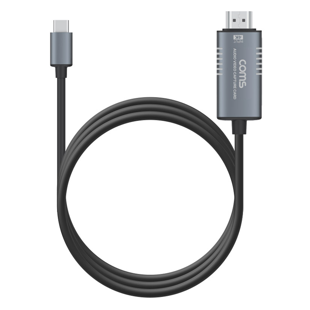 컴스 HDMI to USB Type C 4K@60Hz UHD 입력지원 1080p@60Hz 출력녹화 캡쳐 1.8m 18,050원