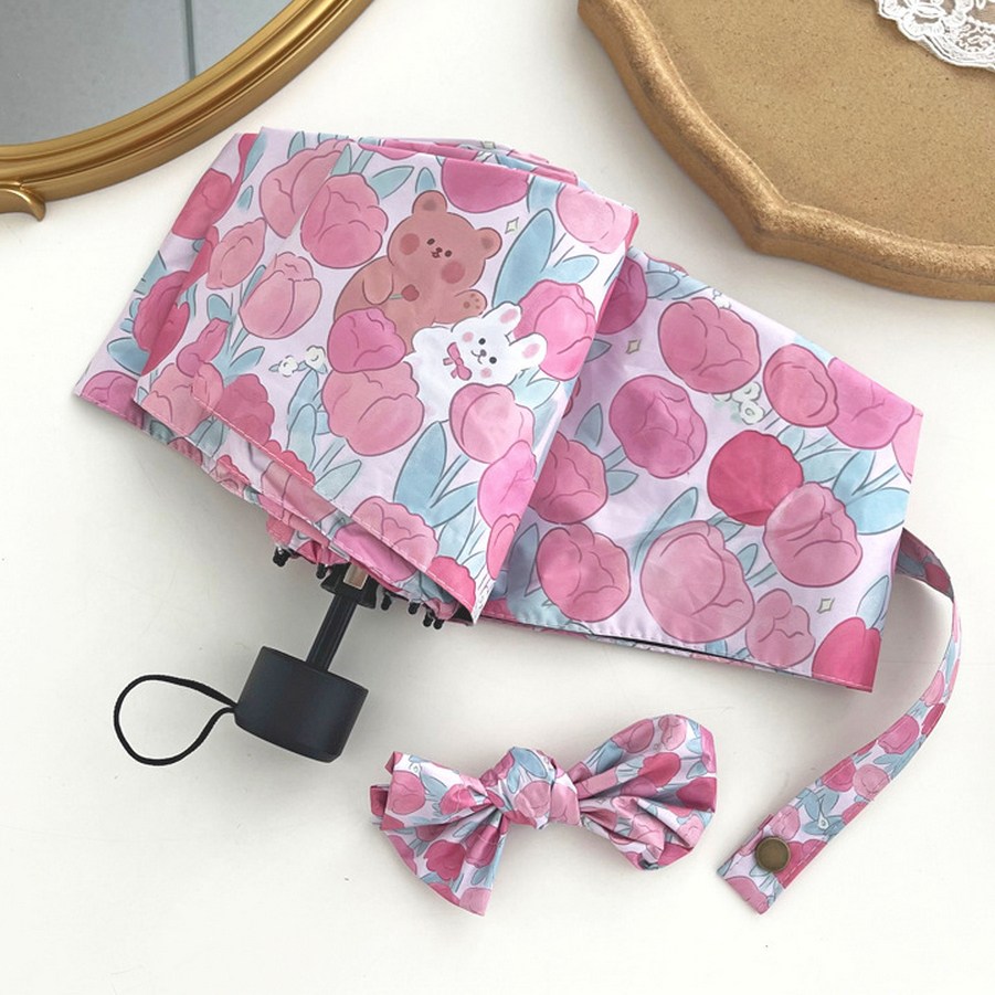 빅무드 꽃무늬 5단 우산 겸 양산 경량 암막 우양산 13,900원