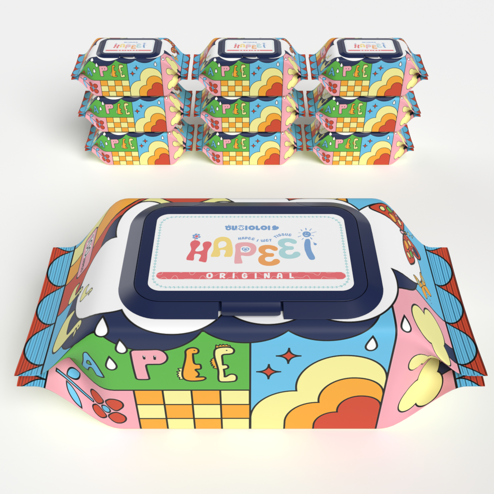 해피아이 초순수 아기 물티슈 오리지널 엠보싱 캡형 10팩 12,230원