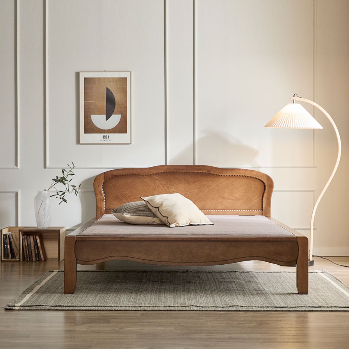 장인가구 오도 원목 황토볼 온열 보료 평상형 흙침대 Q, 내추럴우드 669,000원