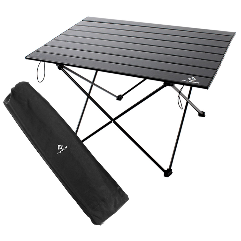 캠핑 초경량 알루미늄 접이식 롤테이블, 블랙 22,900원