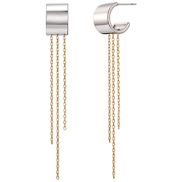 [엘르주얼리] 14k 링 체인 귀걸이 (gold pin) ELGPEE061 108,000원