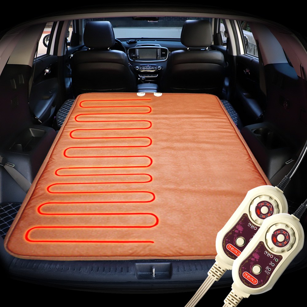 국내생산 차량용 황토 2인용 대형 온열매트(12V) 차박 캠핑매트 149,000원