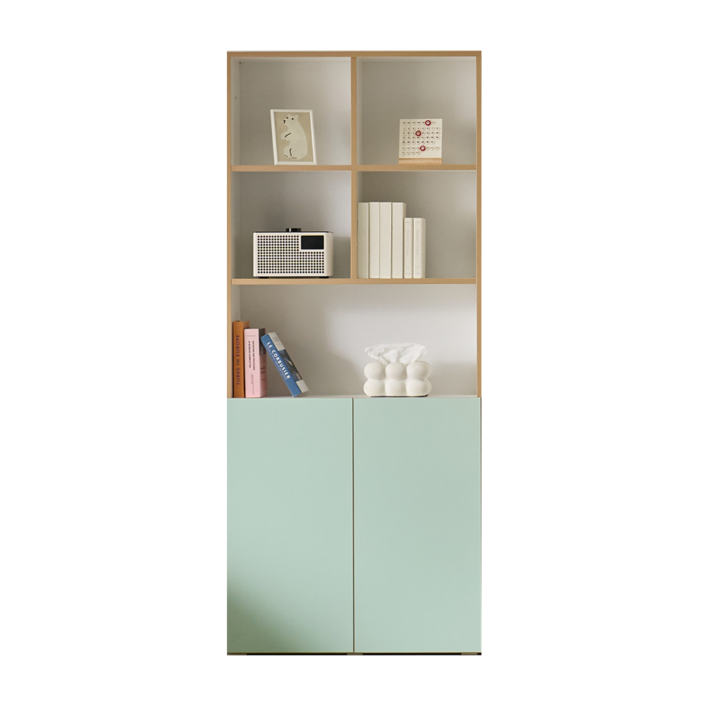 스위트 5단 하문장 키큰 수납장 문짝 책장 거실장 600 800 210,000원