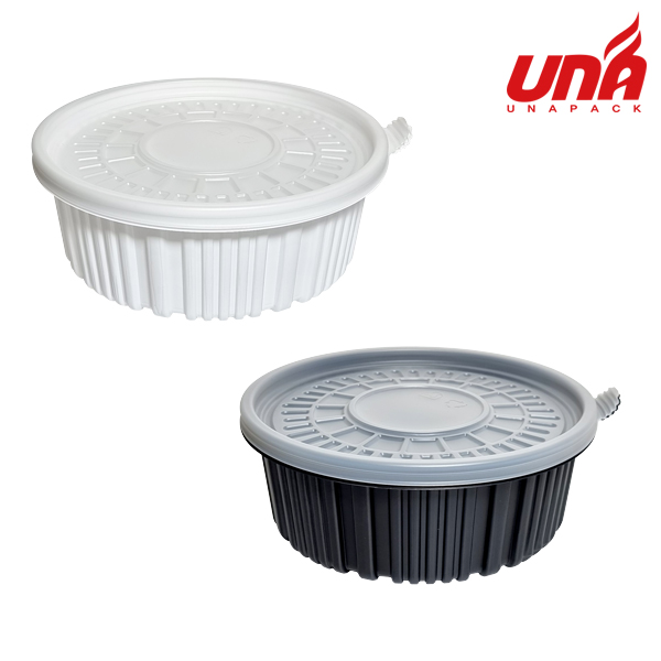 고밀폐 블랙 225파이 소 100개 세트 감자탕용기 대한민국 배달용기 1등 유나팩 오늘간데이 68,490원