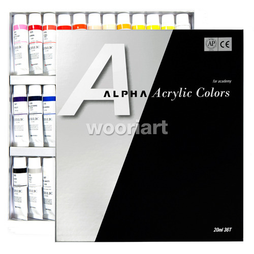 알파 실버 아크릴물감 36색세트(20ml) 42,800원