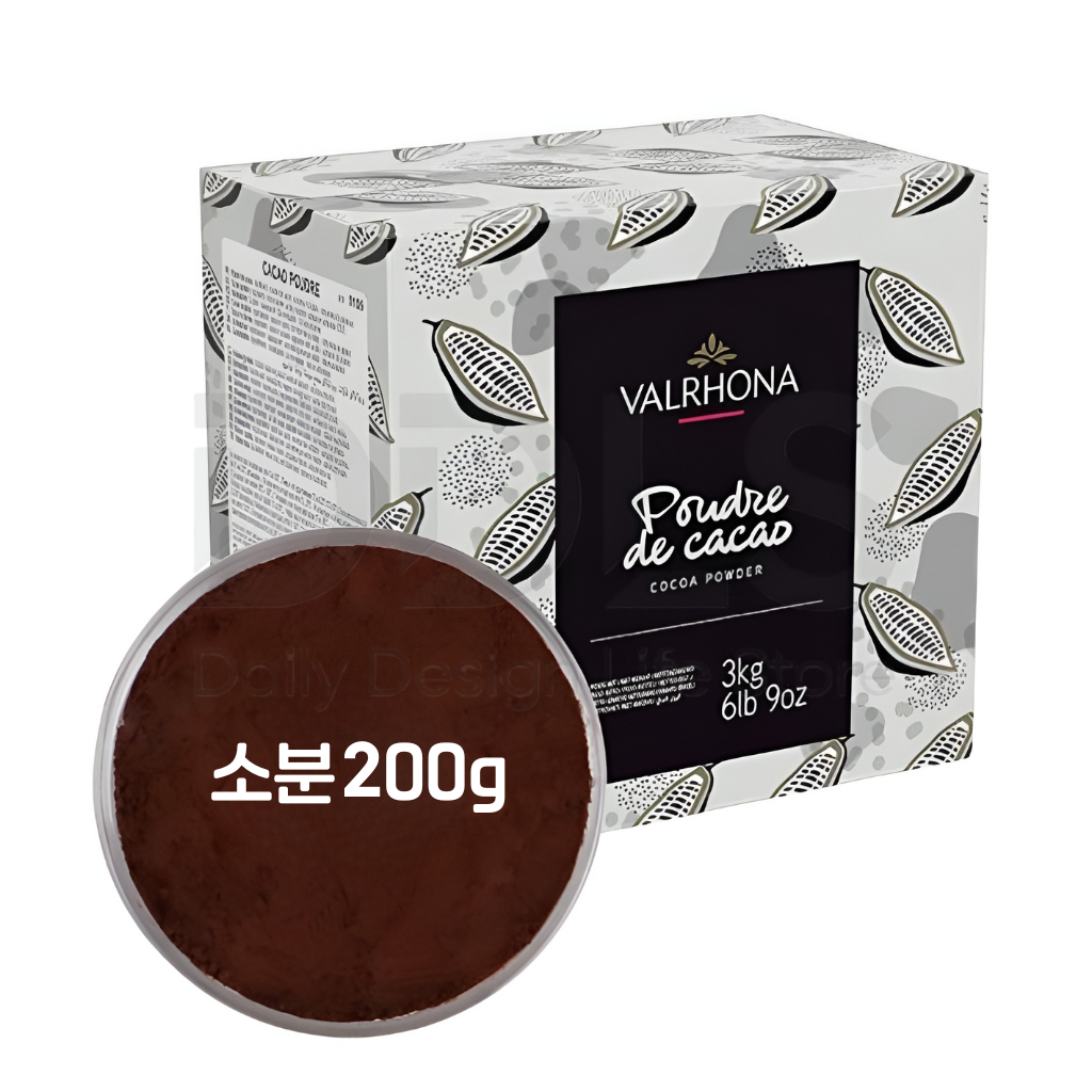 발로나 코코아 파우더 프랑스산 프리미엄 무가당 베이킹용 두쫀쿠 두바이쫀득쿠키 100g, 200g, 1Kg 19,900원