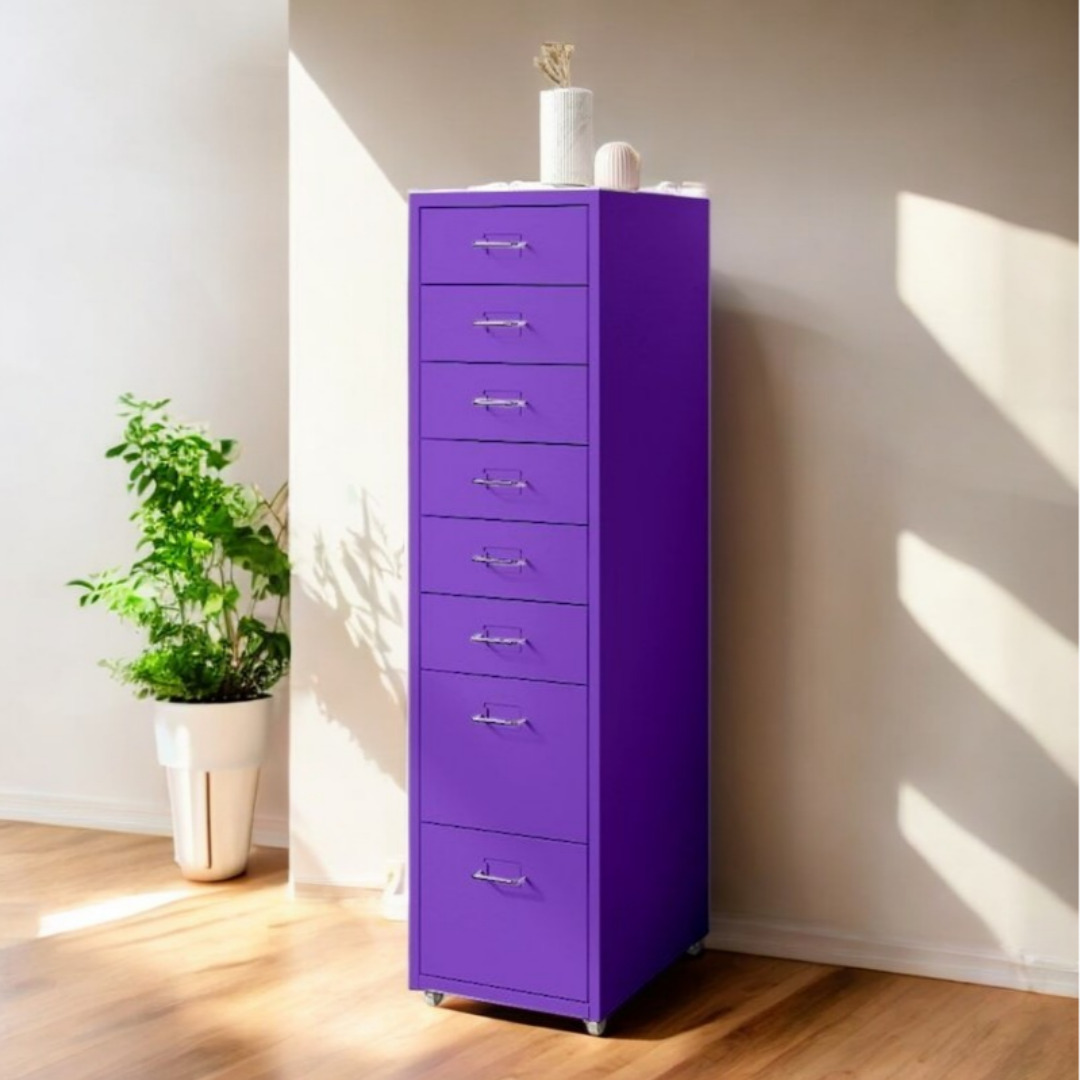 노티브 철제 서랍장 수납장 틈새 이동식 높은 8단 캐비넷 133,000원