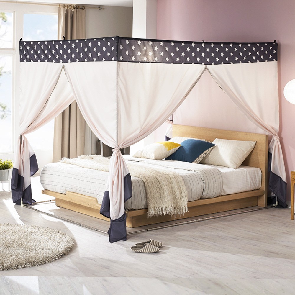 솔트 캐노피 사각 실내텐트 세트 바람막이 외풍차단 침대 난방텐트 방한 보온 겨울 텐트 94,900원