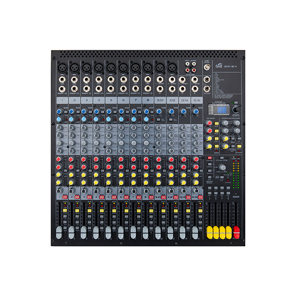 GNS 지앤에스 GMX-164 아날로그 오디오 믹서 16채널이펙터,EQ,USB오디오 인터페이스, 48V 팬텀파워 인터페이스 내장 GMX-16.4 1,130,000원