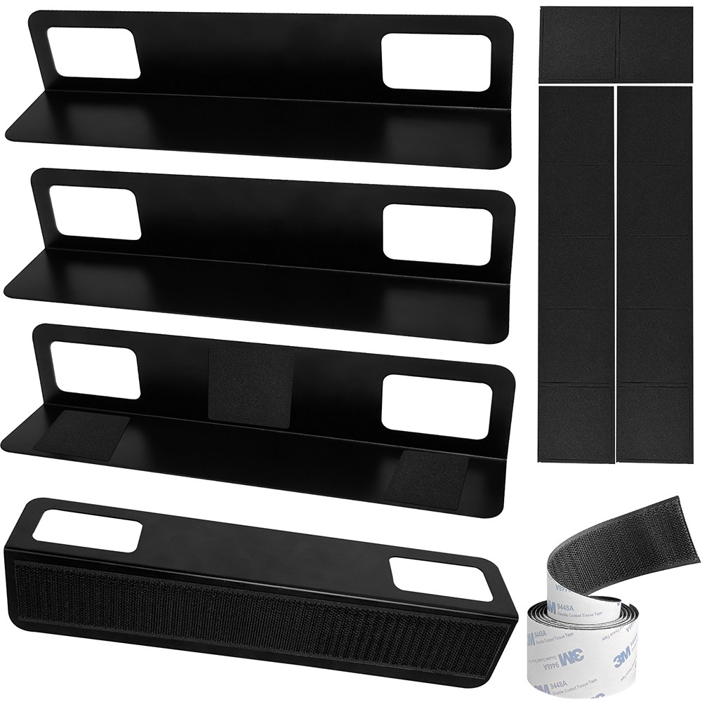 4개 세트 짐 고정 장치, 트렁크 분할판, 정리함 분리판, 트렁크 분리판 자동차, SUV, 스테이션 왜건에 적합, 1미터 길이의 접착식 벨크로 테이프 (EVA 패드) 16,690원