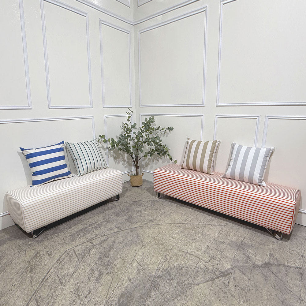 i84 대성쇼파 국산 사각 스툴벤치 인조가죽 스트라이프 줄무늬 화장대의자 신발장 매장 가게 업소용 스툴의자 보조의자 1100mm, 1개, 8002 295,800원