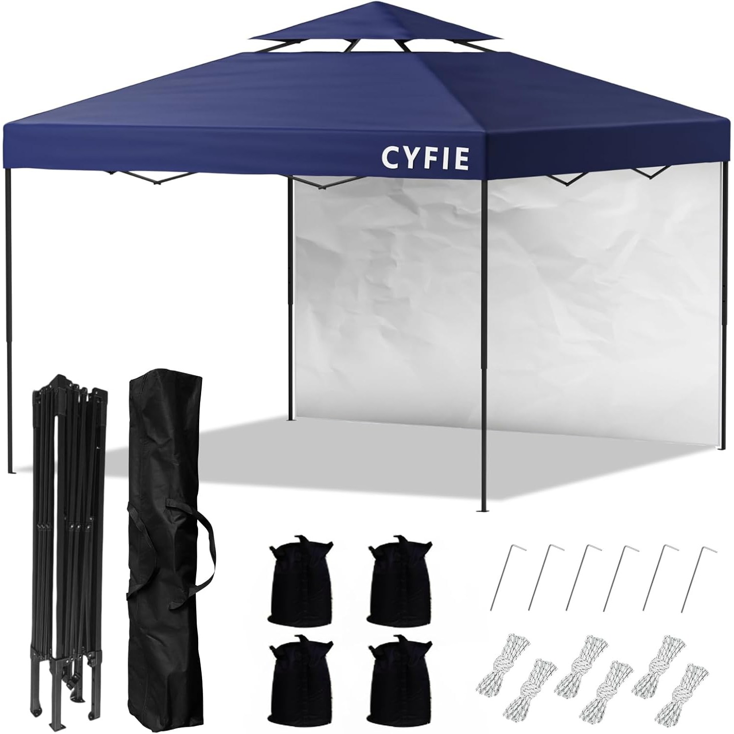 CYFIE 대형 천막 접이식 방수 캐노피 천막 행사용 천막 이동식 자바라 천막 야외용 캐노피 방수 천막 89,100원
