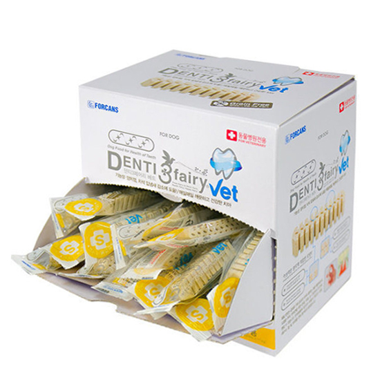 포켄스 덴티 3 페어리 베트 강아지 덴탈껌 S, 구강청결, 430g, 1개 43,990원