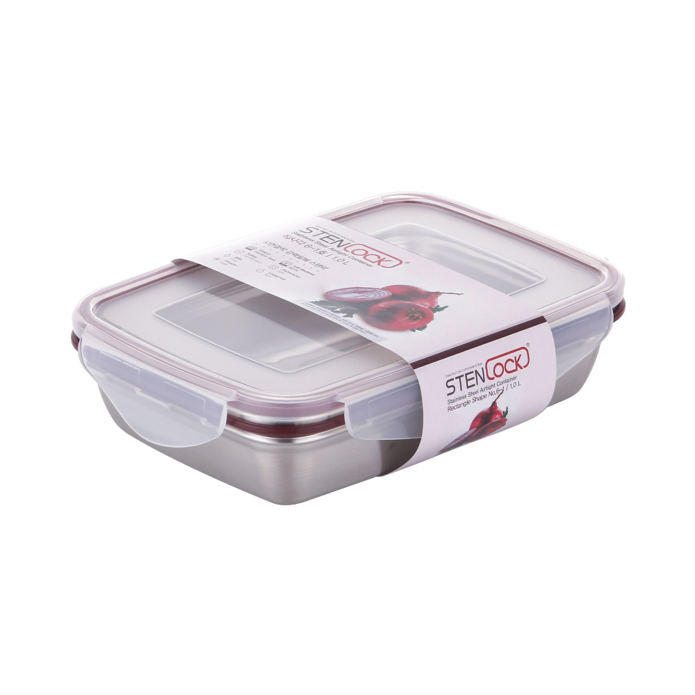 스텐락 클래식 직사각 6-1호 (1000ml) 스텐밀폐용기 9,700원