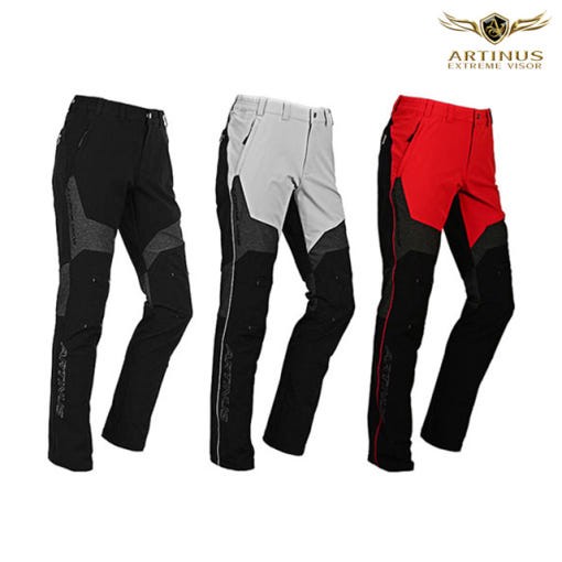 아티누스 코듀라 배색팬츠 AP-210 (블랙 레드 L그레이) 사계절 낚시바지 122,400원