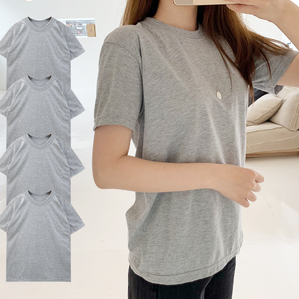 티데일리 남여공용 30수 반팔 티셔츠 4장세트 20,900원