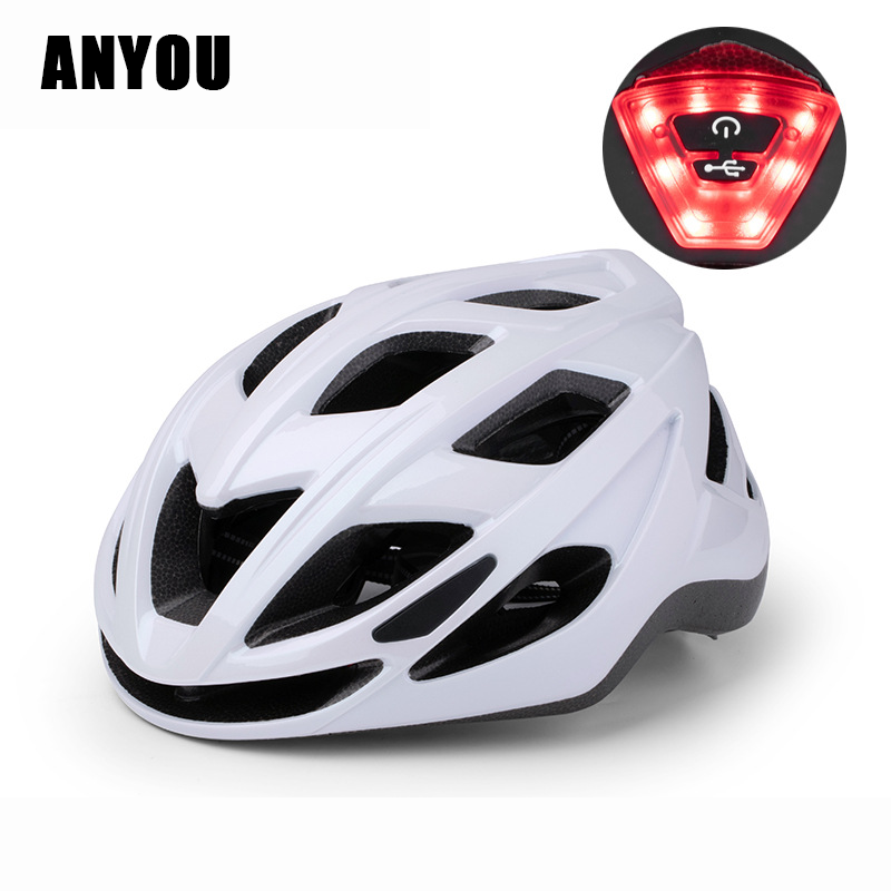 ANYOU 전동 킥보드 헬멧 전문 자전거 안전모+미등 19,800원