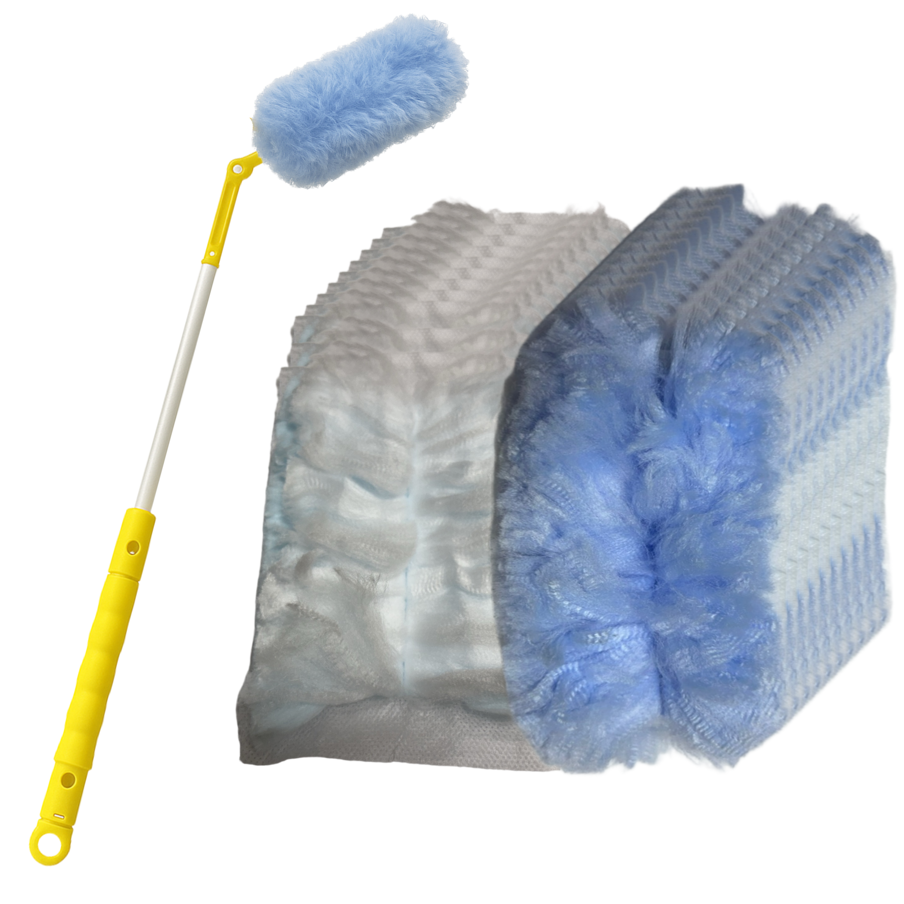 진마켓 정전기 길이조절 리필형 먼지털이개 세트 롱스틱 1개+리필 20매 쓱싹이, 1개 11,800원