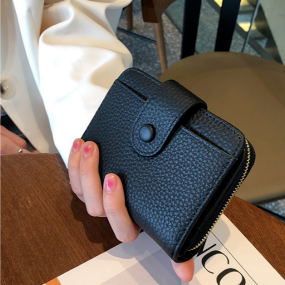 더블라인 천연소가죽 명품여성손지갑 카드반지갑 15,800원