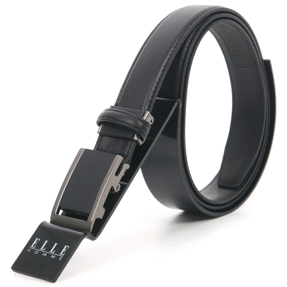 엘르 남성 클래식 메탈 버클 소가죽 자동벨트 16369 43,000원