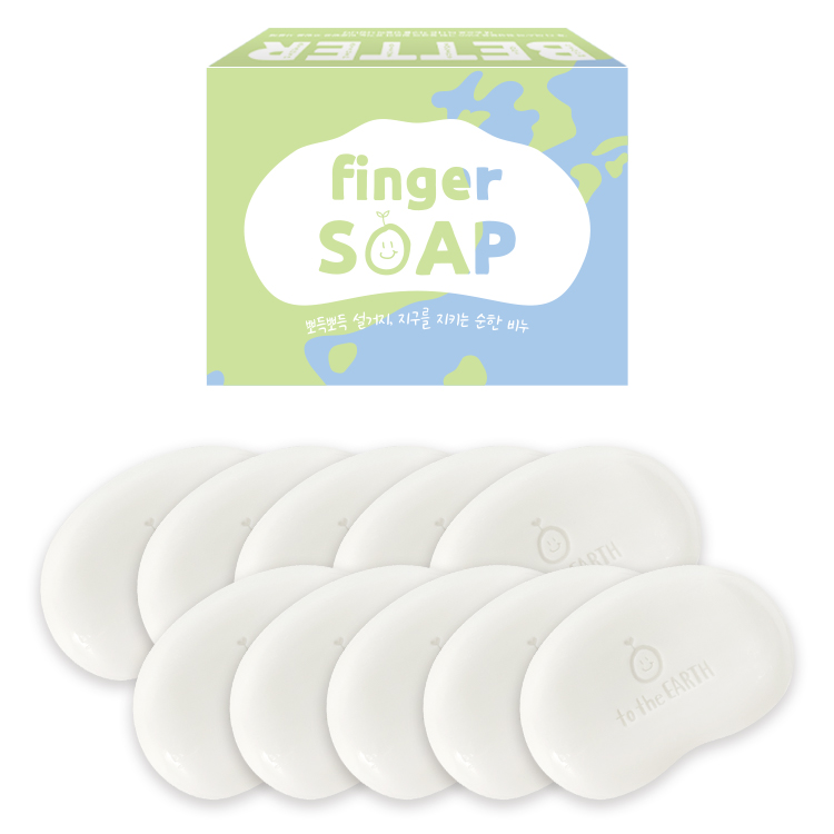 하울스홈 핑거소프 고체형 설거지 비누, 단일색상, 10개 19,900원