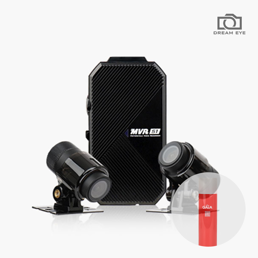[동글+휴대용소화기 증정] 드림아이 지넷 MVR S1 FHD 2채널 오토바이 블랙박스 300,000원