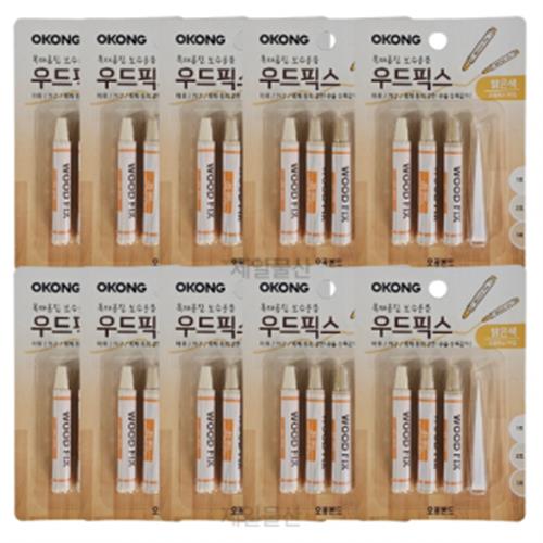 오공 우드픽스 밝은색 누구나 쉽게 목재 보수 10개 49,810원