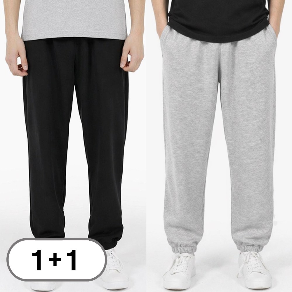 차쿠 1+1(2세트) 남여공용 트레이닝복팬츠 조거팬츠 일자 와이드 추리닝 슬랙스팬츠 작업바지 편의점바지 빅사이즈 17,800원