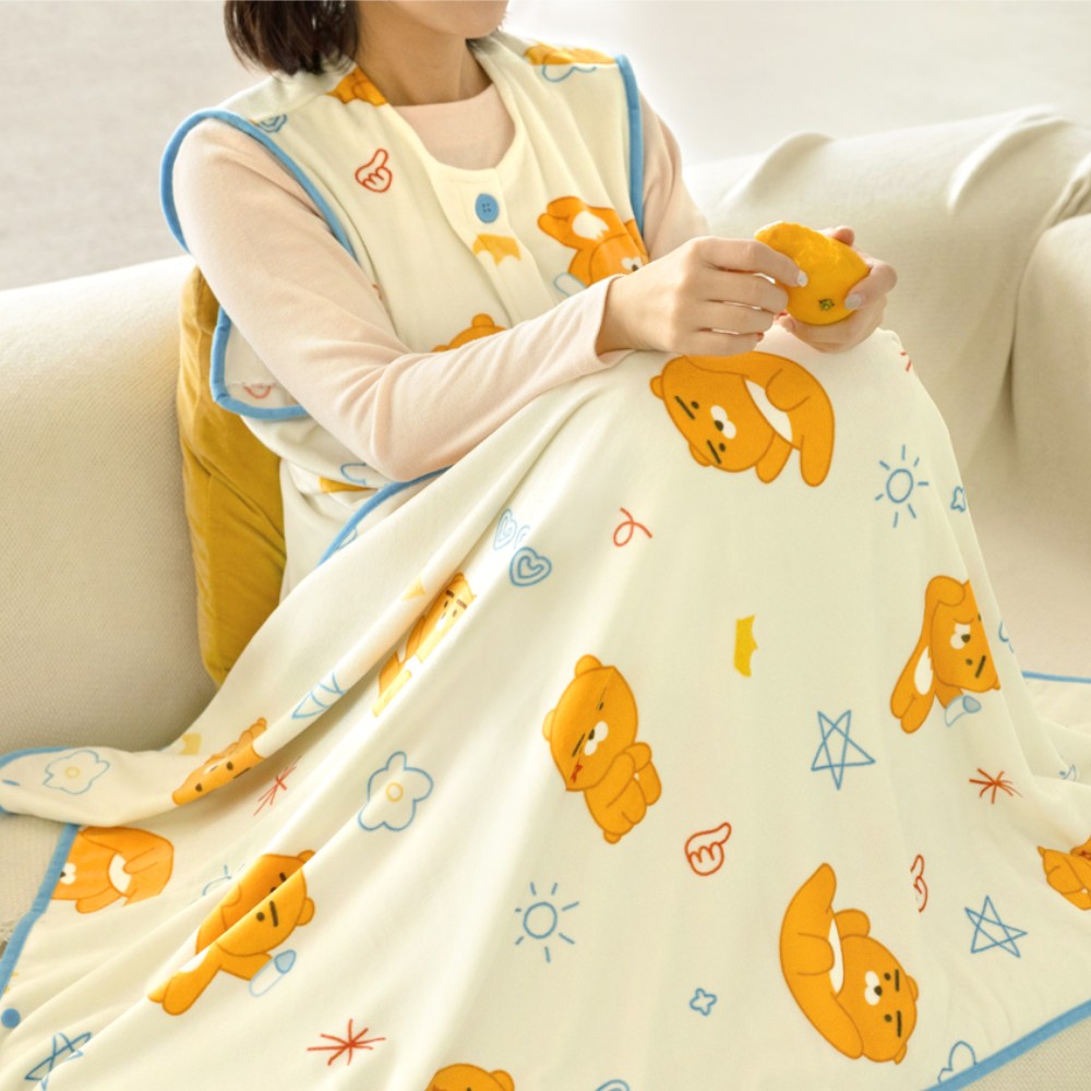 카카오프렌즈 드로잉 무릎담요 / 춘식이무릎담요 춘식이블랭킷 춘식이이불 카카오담요 학생무릎담요 캐릭터무릎담요 극세사무릎담요 똑딱이무릎담요 차량용담요 캠핑블랭킷 쇼파블랭킷 극세사담요 11,080원
