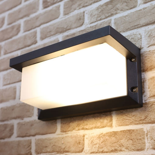 버드 실외 방수 사각 벽등 카페 벽부등 야외조명 실외 외벽등 하얀빛 30,000원