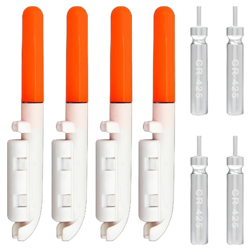 즐낚 원투 입질감지기 레드 4p + 배터리 4p 세트 6,000원